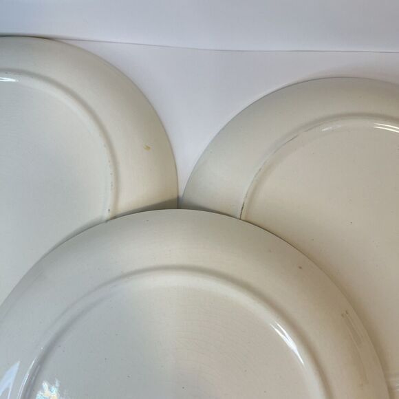 Vintage MCM Atomic Retro Prim Rose China Small Plates 7.5 In Atomic Retro Set 5 - Picture 5 of 6